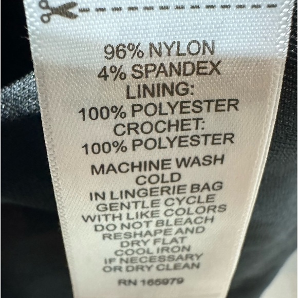 NWT Cable & Gauge Black Lace Long Sleeve High Neck Dress Size Large - Picture 5 of 8